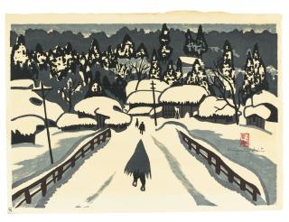 Saito Kiyoshi - Three large horizontal prints