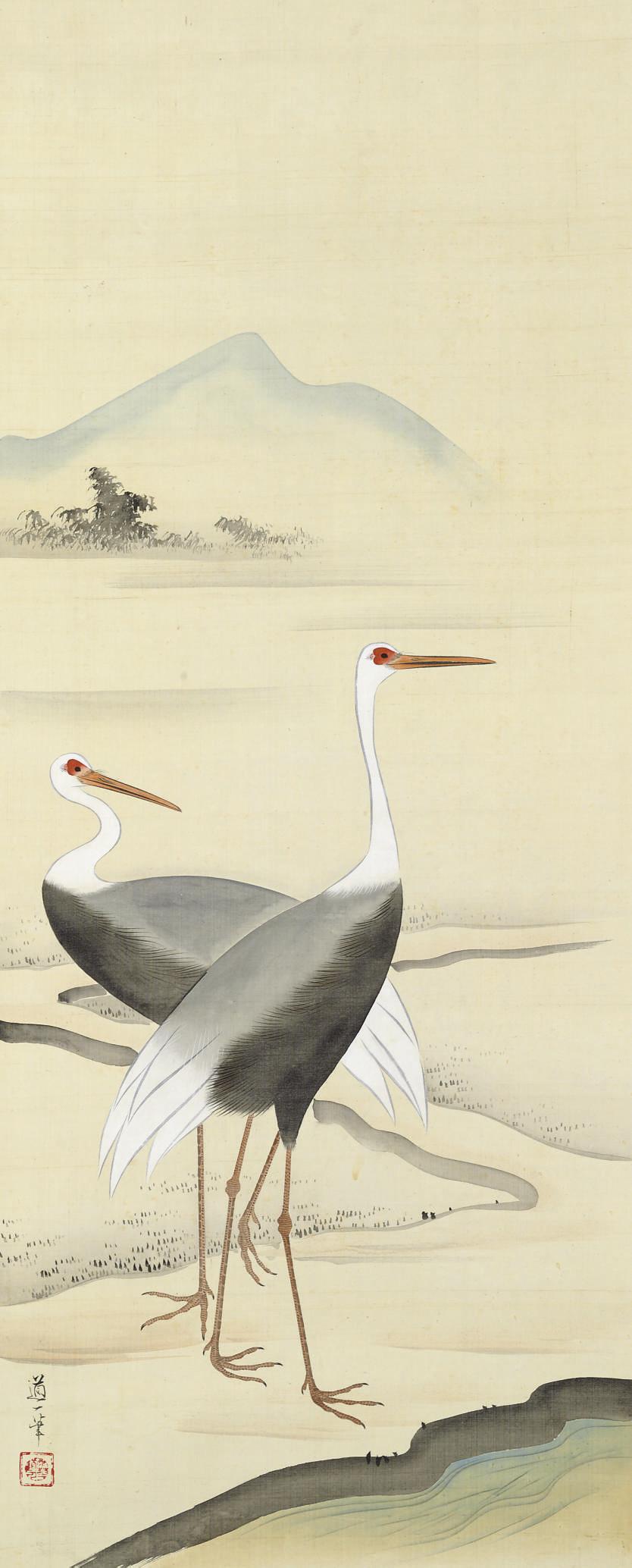 Sakai Doitsu - Birds and flowers