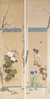 Sakai Hoitsu - Flowers of the four seasons