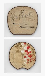 Sakai Hoitsu - Tea scoop with poems; Ivy