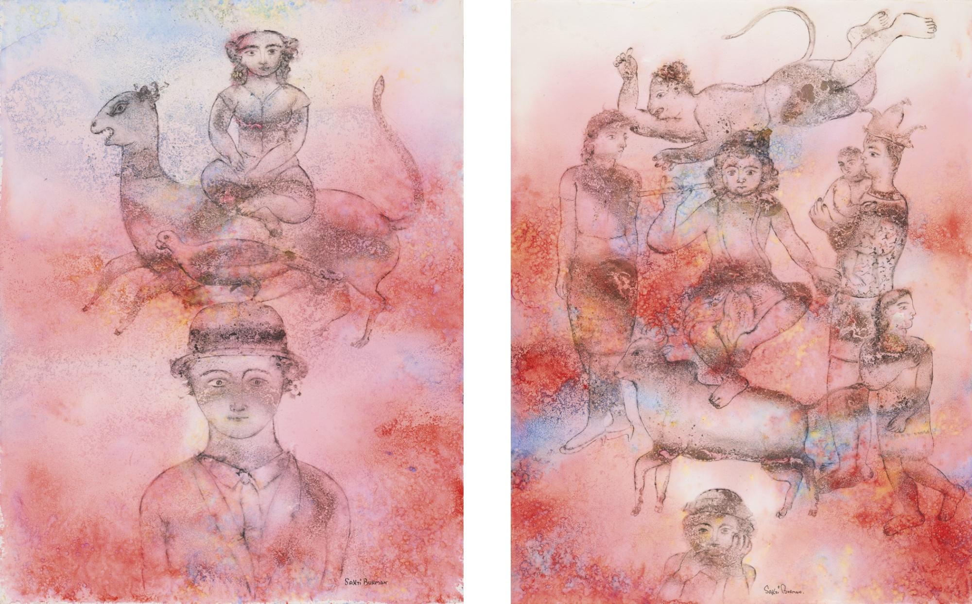 Sakti Burman - It Is All An Ecstasy; Krishna And Hanuman