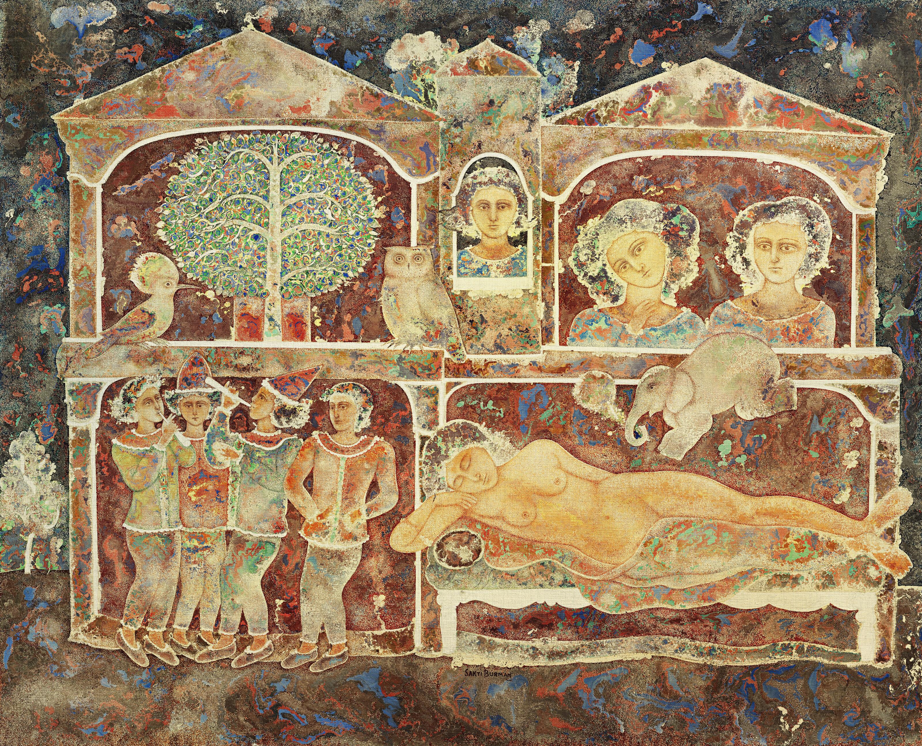 Sakti Burman - Rêve de Maya (Maya\'s Dream)