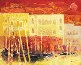 Sakti Burman - Untitled (Venice)