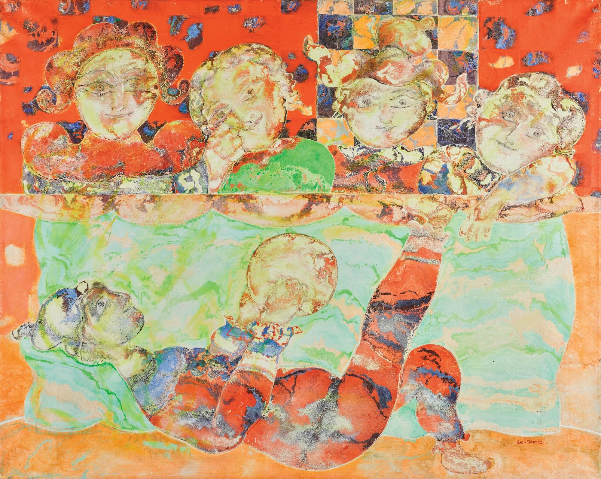 Sakti Burman - Untitled