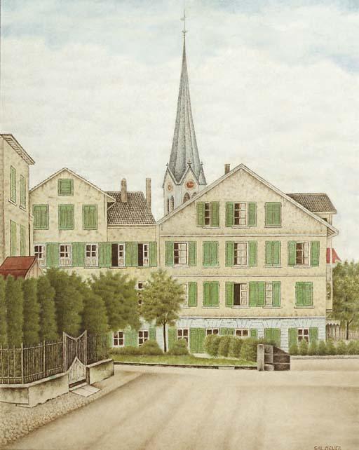 Sal Meijer - A view of Erlenbach, Switzerland