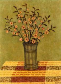 Sal Meijer - Still life with blossom