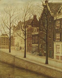 Sal Meijer - View of the Recht Boomsloot, Amsterdam