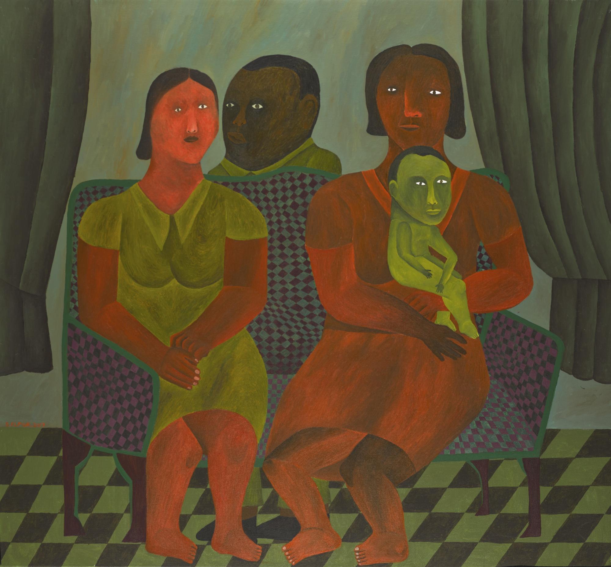 Salah Elmur - Sudanese The Family Portrait