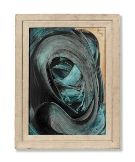 Salah Taher - Blue Abstraction