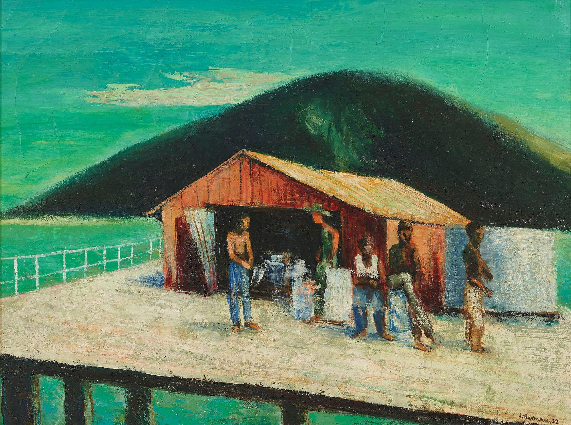 Sali Herman - Portland Roads Jetty, 1957