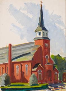 Saliba Douaihy - Untitled (Church)