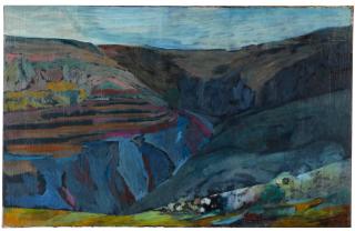 Saliba Douaihy - Untitled (Mountain Landscape)
