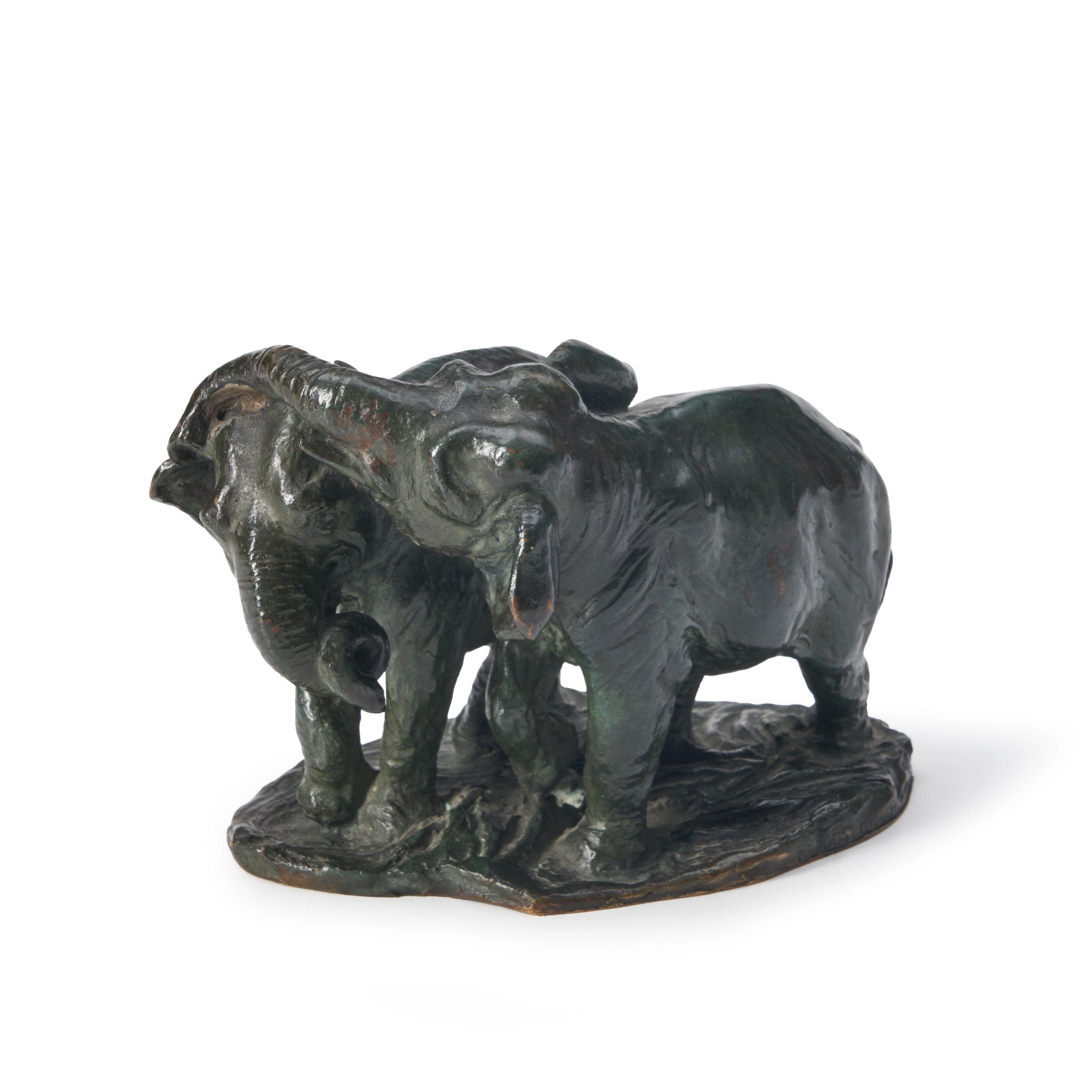 Sally James Farnham - The Courtship of Two Elephants