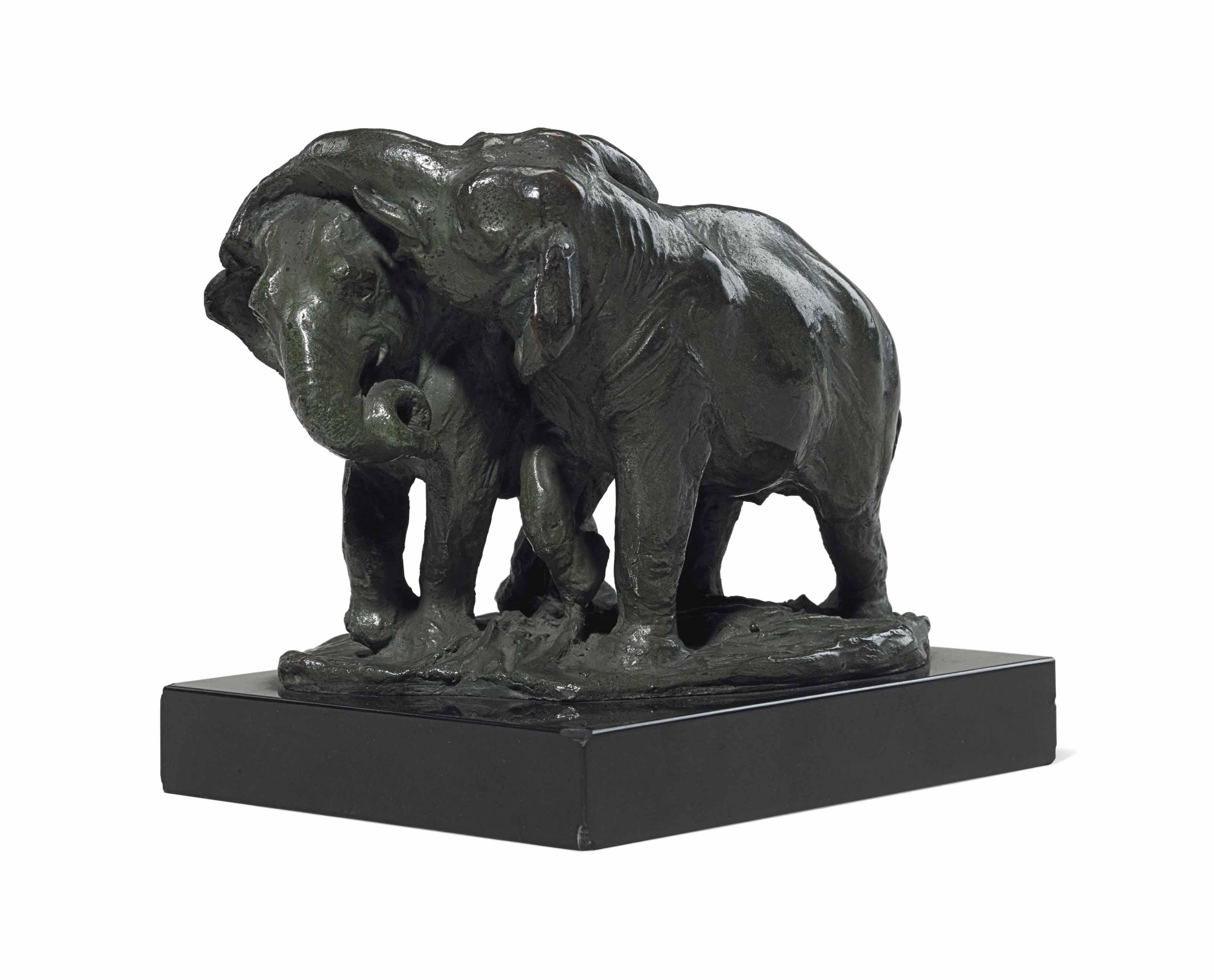 Sally James Farnham - Two Elephants