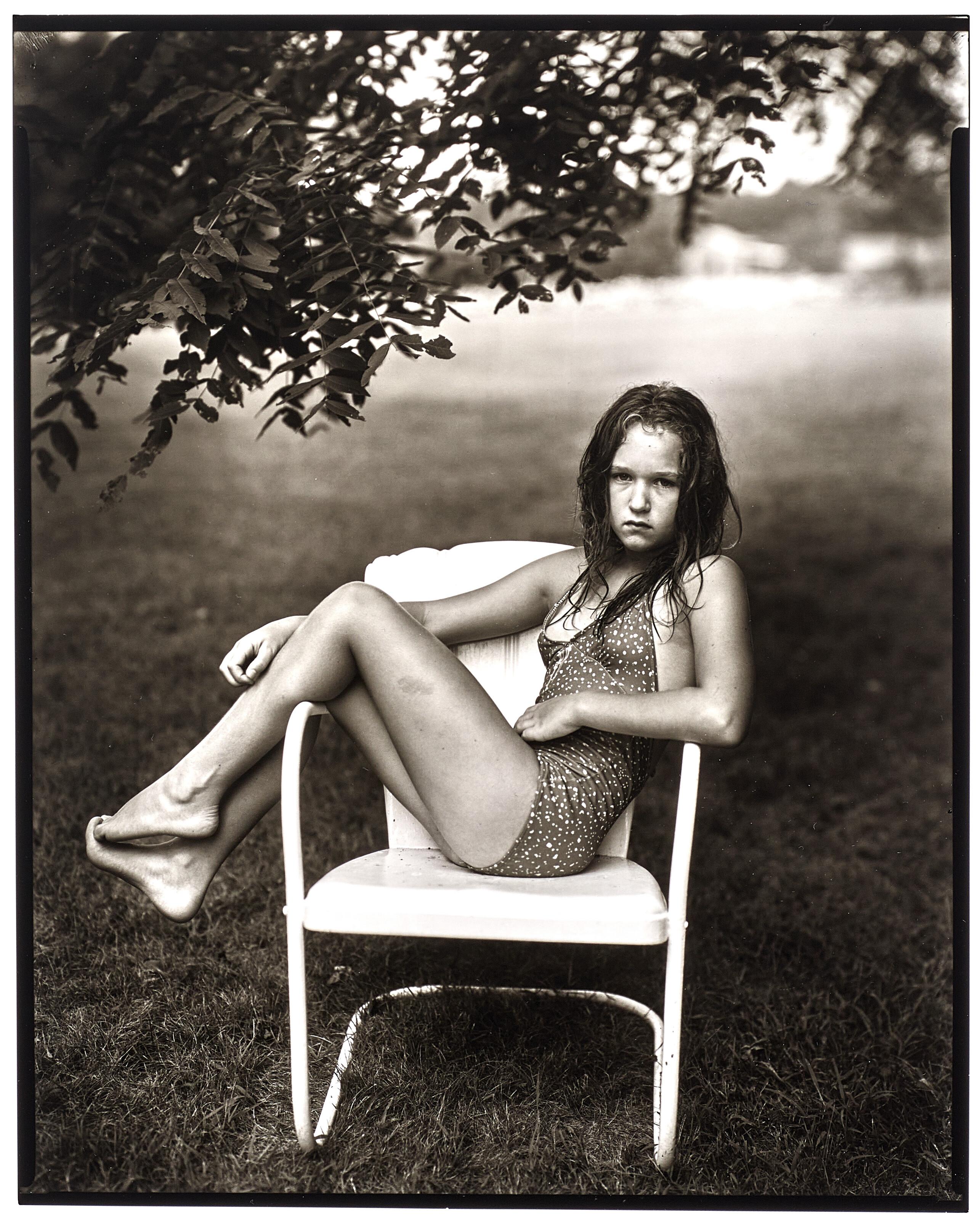Sally Mann - Juliet in White Chair (from the At Twelve series), 1982