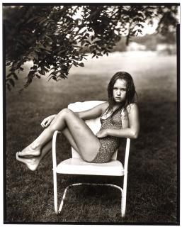 Sally Mann - Juliet in White Chair (from the At Twelve series), 1982