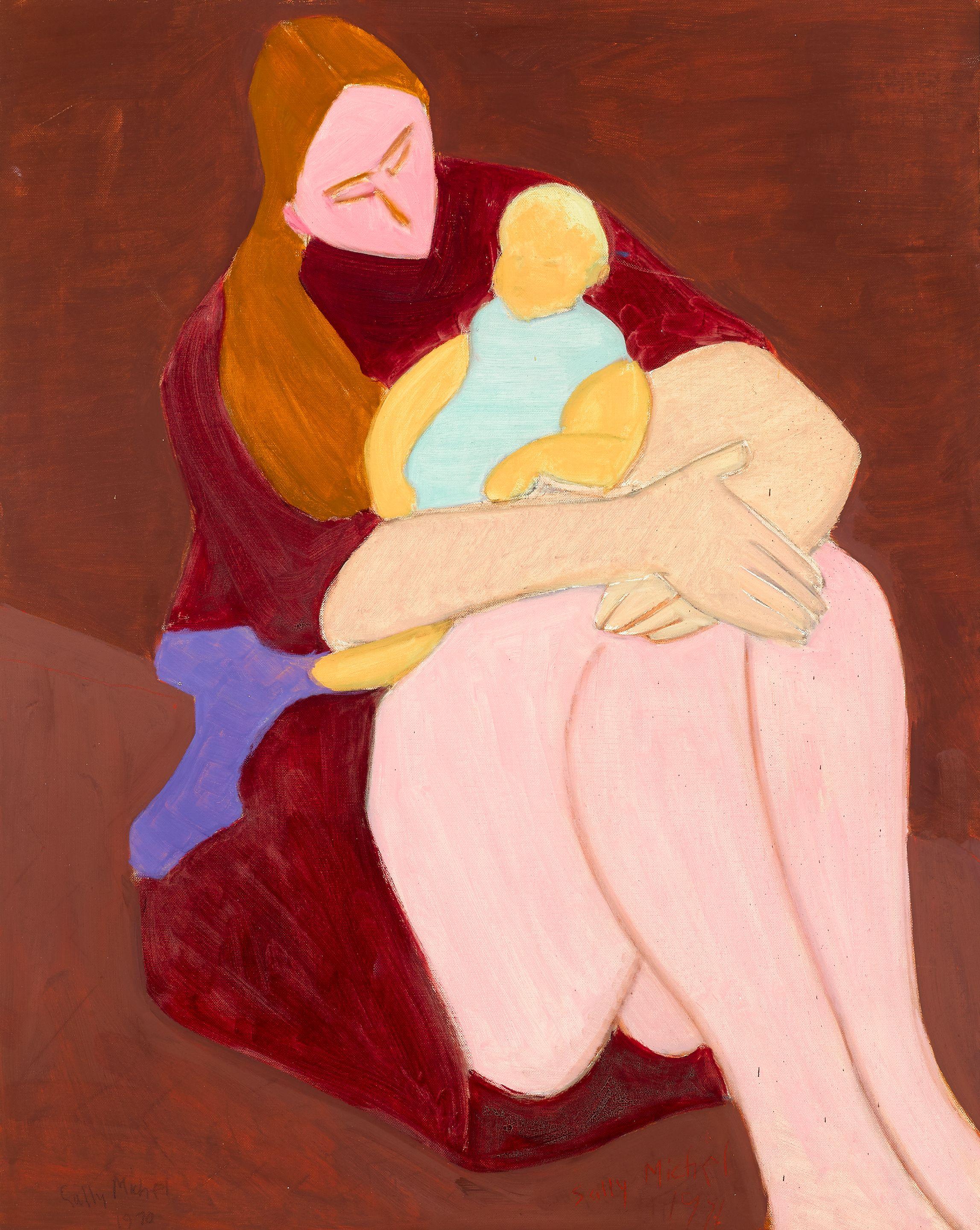 Sally Michel Avery - Young Mother 30 x 23 7/8 in. (76.2 x 60.6 cm.)
