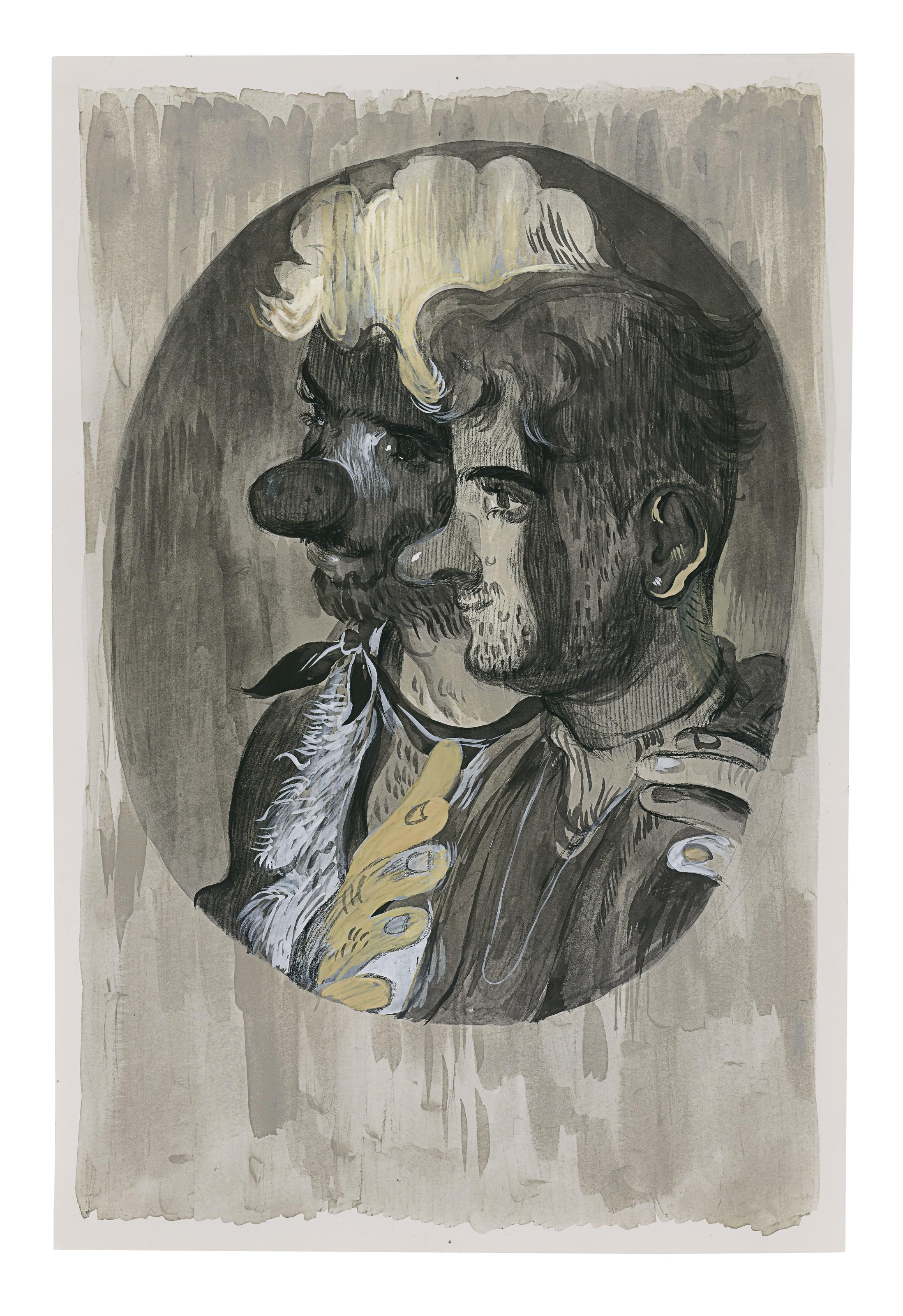 Salman Toor - Blonde and Brunette