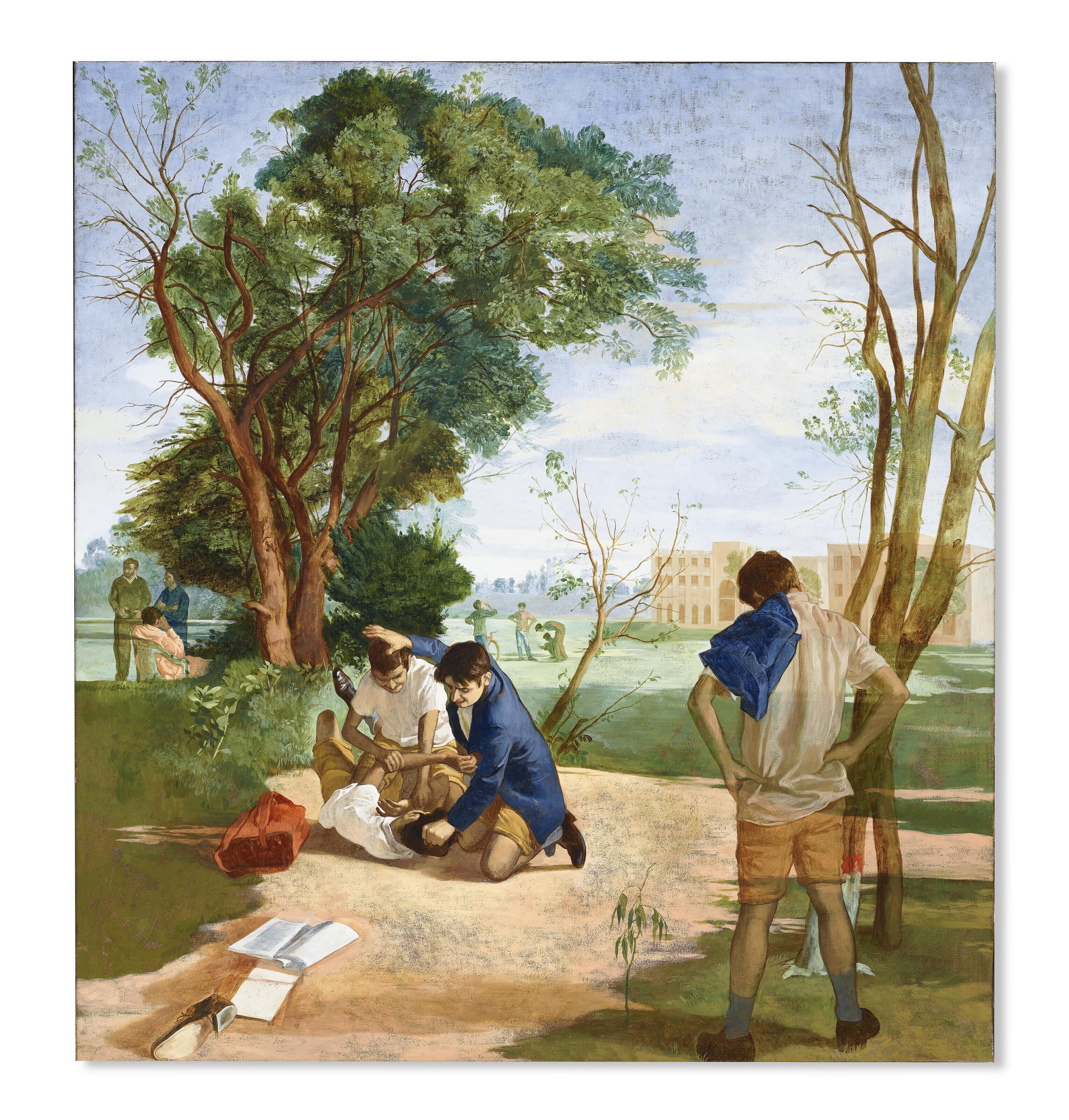 Salman Toor - Playground II