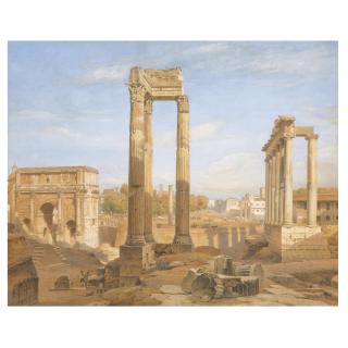 Salomon Corrodi - View Of The Roman Forum
