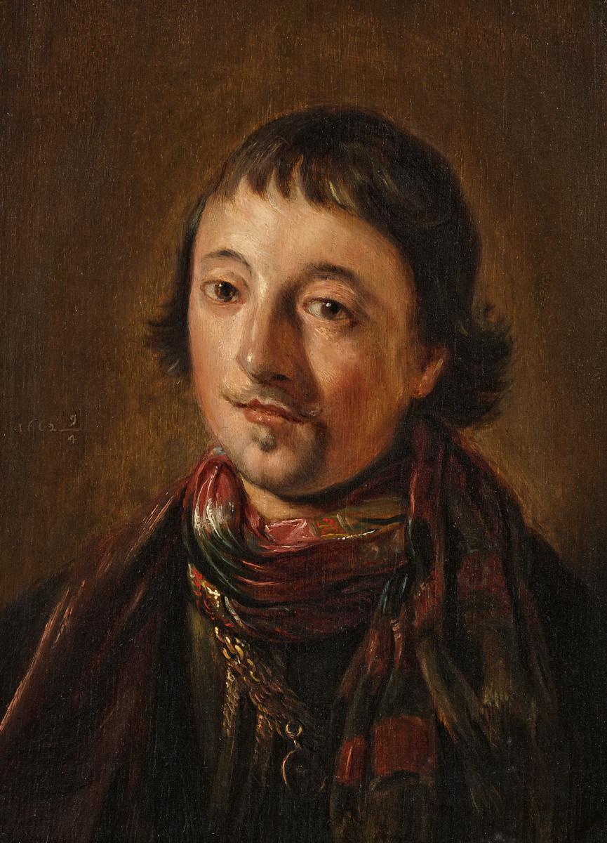 Salomon de Bray - Portrait eines jungen Herren mit Goldkette