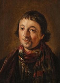 Salomon de Bray - Portrait eines jungen Herren mit Goldkette