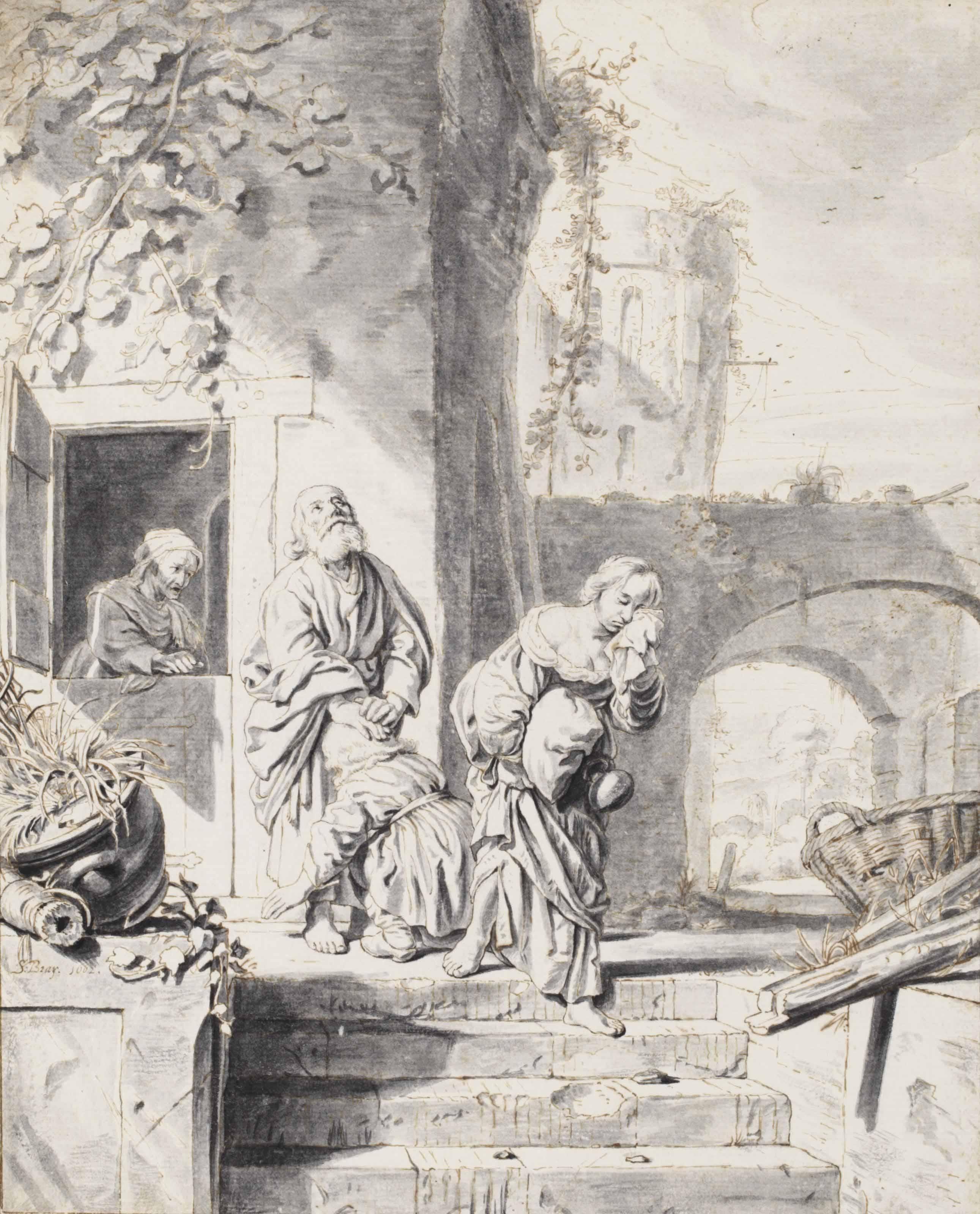 Salomon De Bray - The Expulsion of Hagar and Ishmael