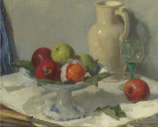 Salomon Garf - A still life with apples