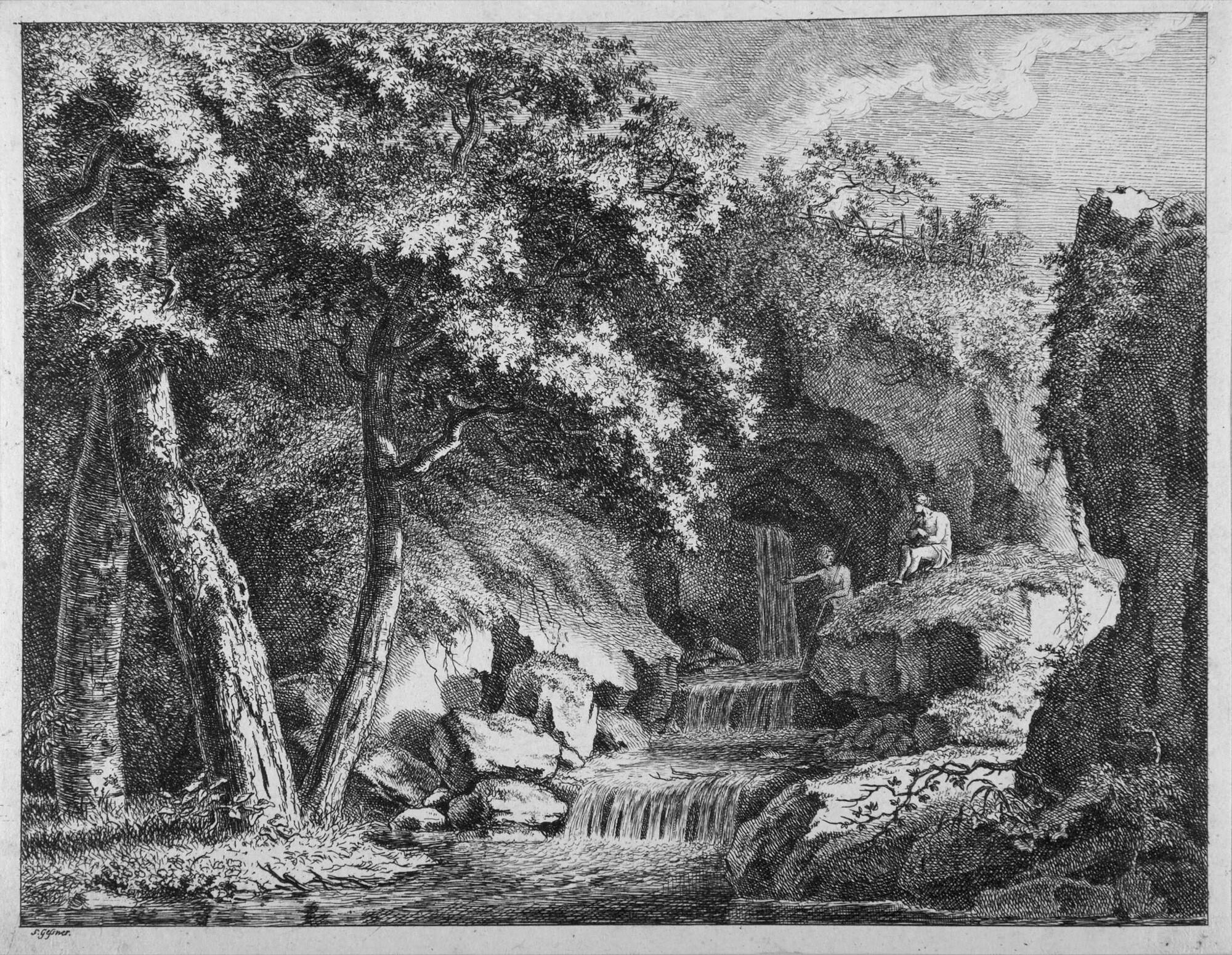 Salomon Gessner - 213 Bll.: Diverse Darstellungen aus verschiedenen Folgen.