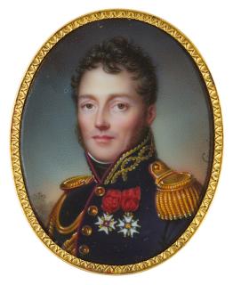 Salomon-Guillaume Counis - Portrait Of An Officer, Circa 1825