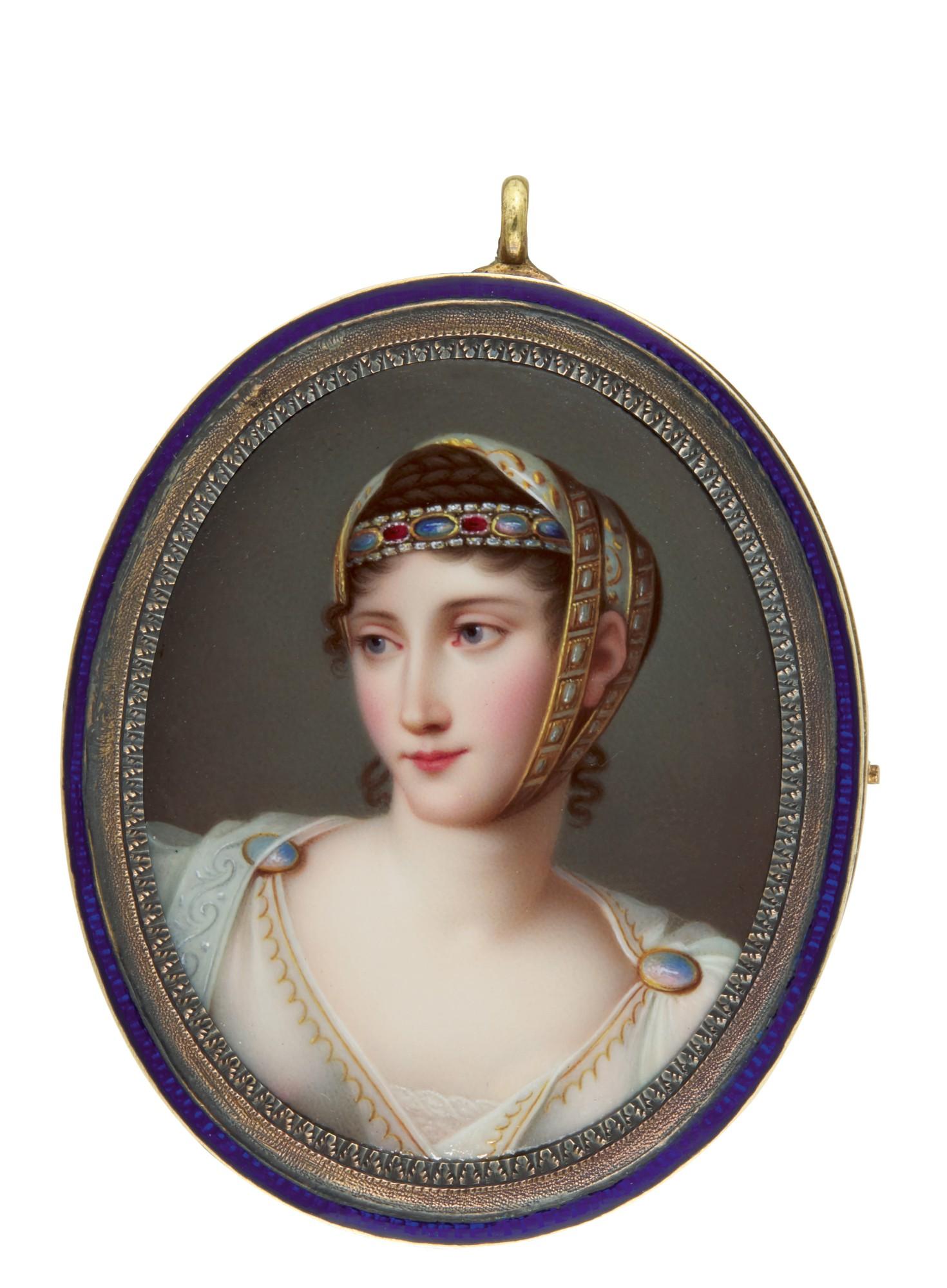 Salomon-Guillaume Counis - Portrait Of Pauline Borghese, Née Bonaparte (1780-1825), Circa 1810