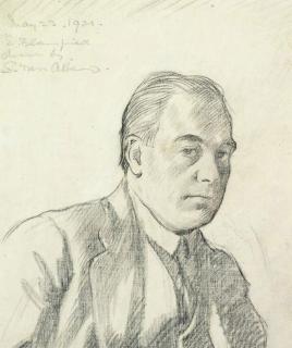 Salomon van Abbé - Portrait of Edmund Blampied