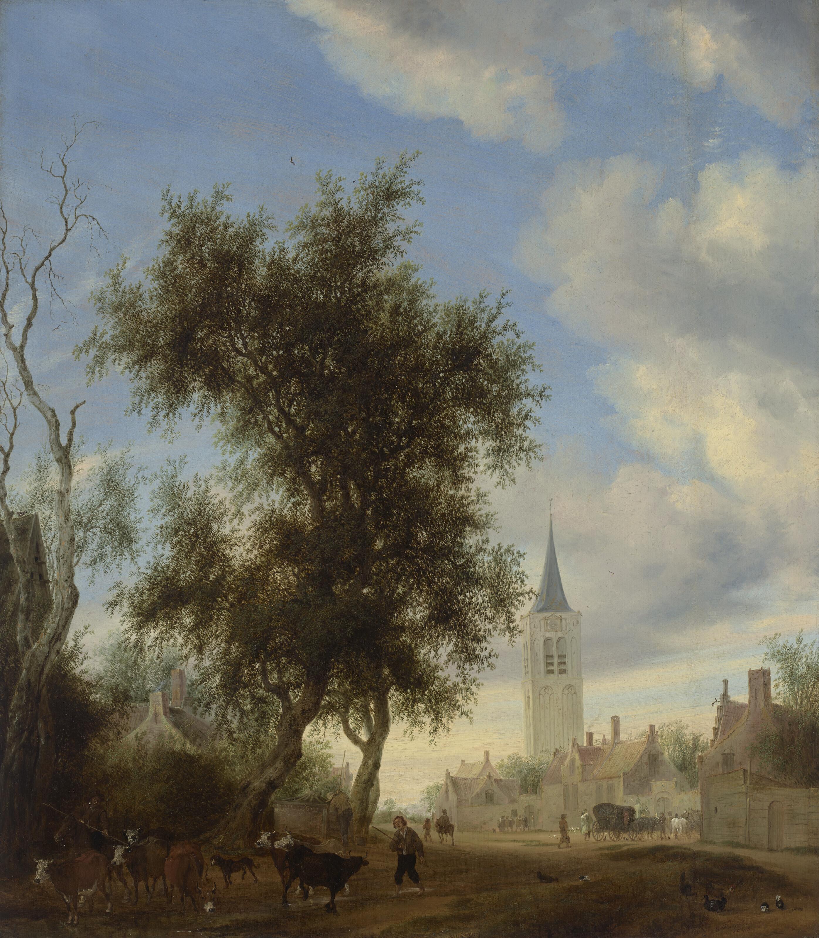 Salomon Van Ruysdael - A View Of Beverwijk