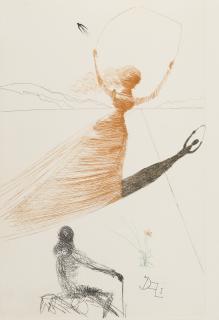 Salvador Dalí - Alice In Wonderland (F. 69-5; M. & L. 321-333)