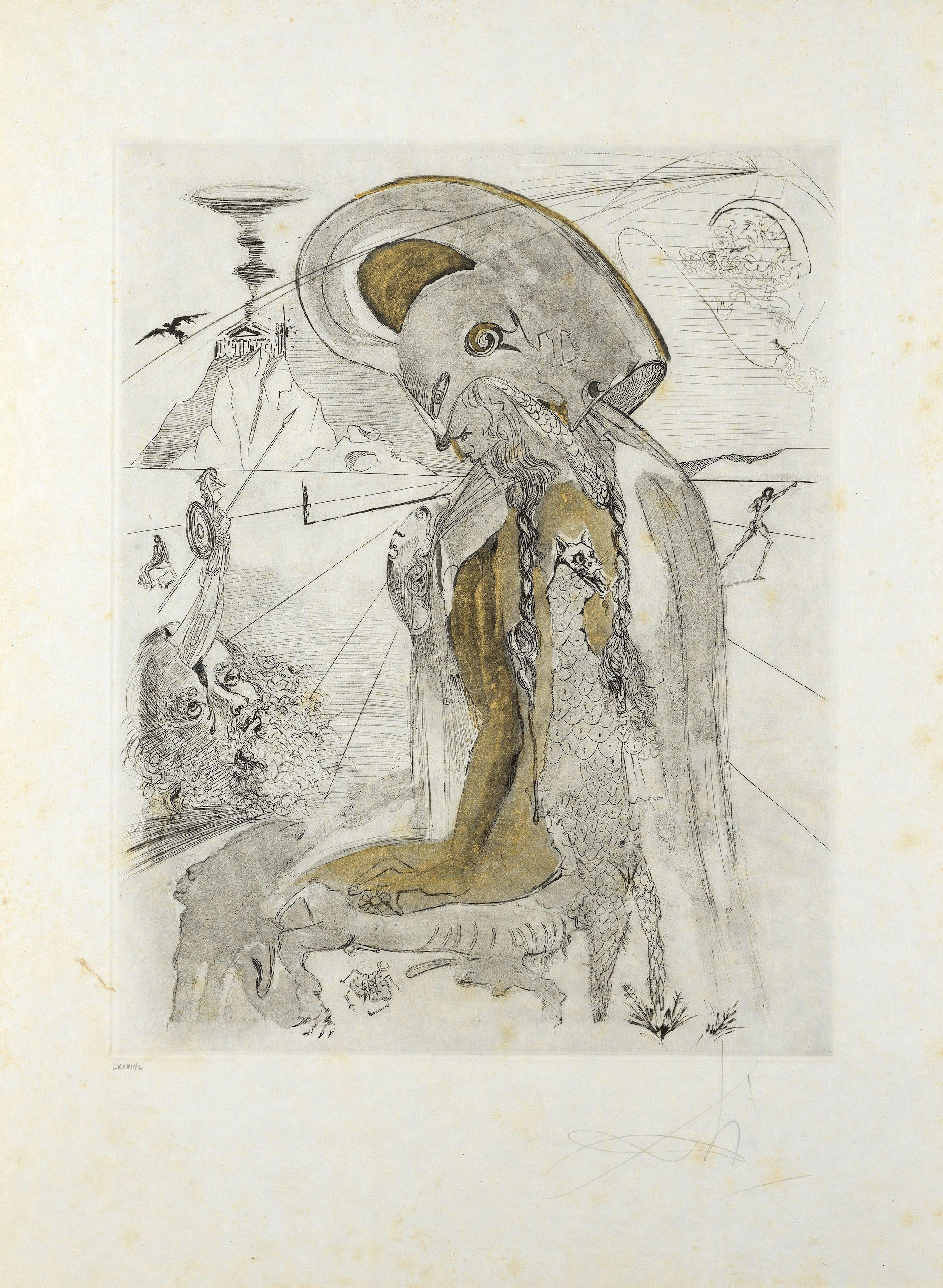 Salvador Dali - Athene, 1963-1965