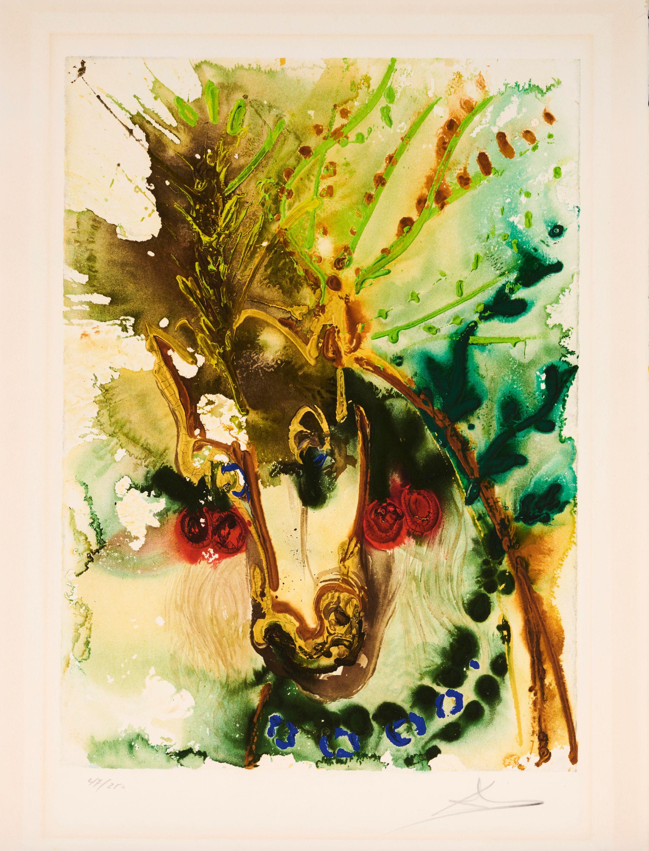 Salvador Dali - Bucephale, 1970