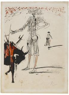 Salvador Dalí - Bullfight n. 4, da: Bullfight Series