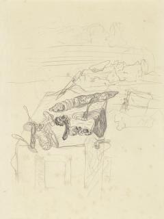 Salvador Dalí - Cannibalisme Des Objets: Avion De Viande, Côtelette Et Œufs Sur Le Plat Sans Le Plat