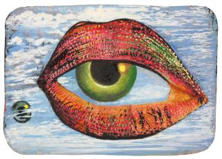 Salvador Dali - CEil et lèvres