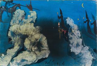 Salvador Dalí - Certando Lucinda