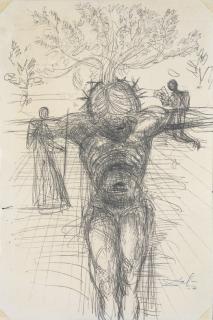 Salvador Dali - Christ à l\'arbre
