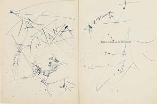 Salvador Dalí - Dédicace avec cheval