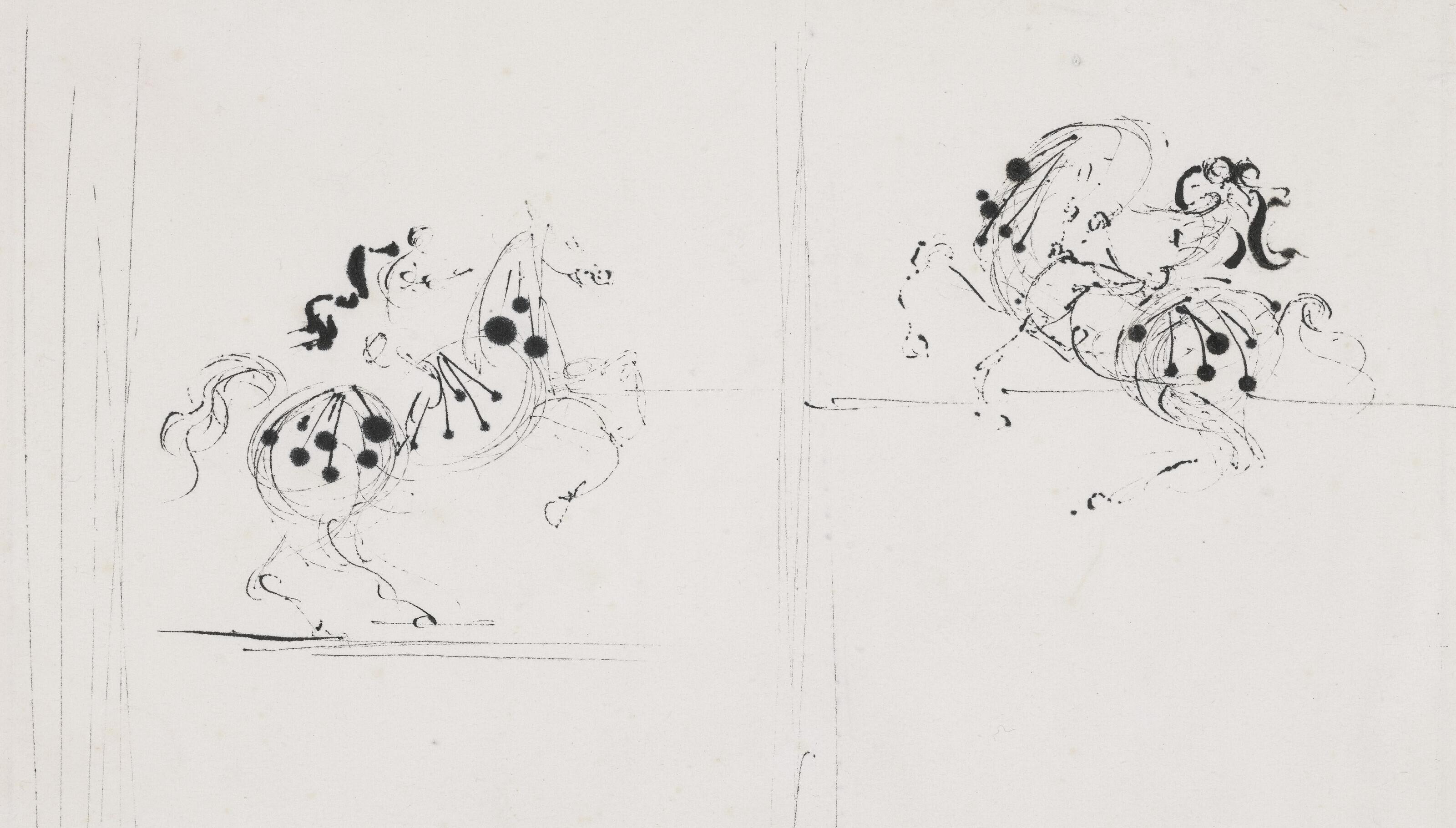 Salvador Dalí - Deux cavaliers