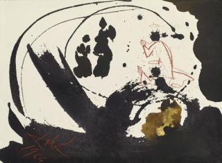 Salvador Dalí - Deux figures auréolées en prière