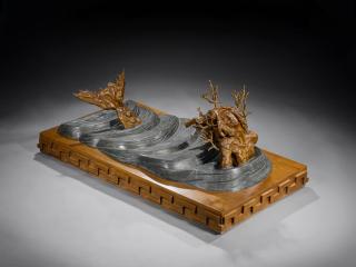 Salvador Dalí - Dios solar emergiendo de Okinawa