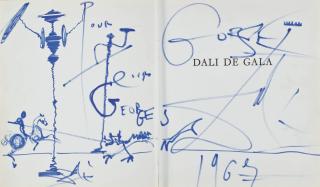 Salvador Dali - Don Quichotte, Saint-Georges et le dragon dans R. Descharnes, \'Dalí de Gala\', Lausanne, 1962