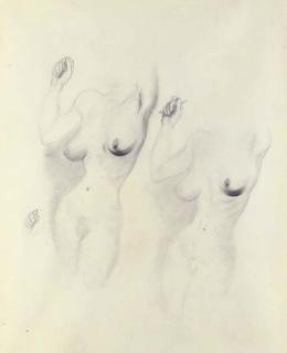 Salvador Dalí - Dos desnudos femeninos