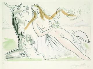 Salvador Dalí - Enlèvement d\' Europe