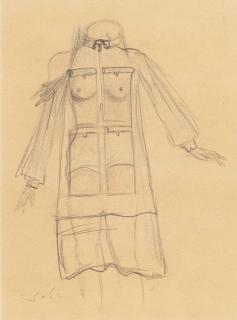 Salvador Dalí - Étude pour Jour et nuit du corps