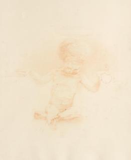 Salvador Dalí - Étude pour l\'enfant dans \'La Madone de Port Lligat\'